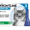 Frontline Spot-On Flea & Tick Treatment Cat - 3 Pack