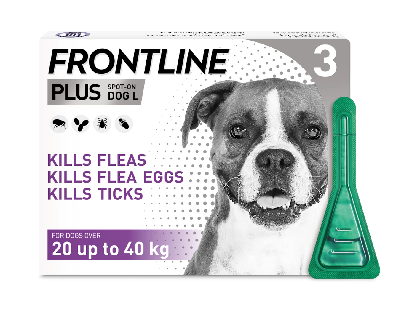 Frontline Plus Spot-On Large Dog - 3 Pack 3 Frontline Plus Spot-On Large Dog - 3 Pack