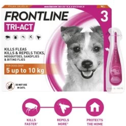 Frontline Tri-Act Flea & Tick Treatment For Small Dogs