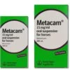 Metacam Oral Suspension For Horses - 250ml -Healthy Pets Shop metacam horses met008x