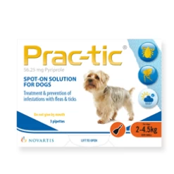 Prac-tic Spot-On For Very Small Dogs - 3 Pack
