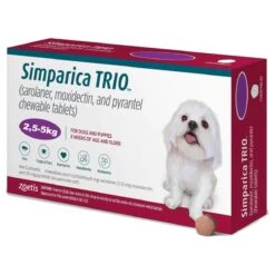 Simparica Trio For Dogs 6mg - 3 Pack
